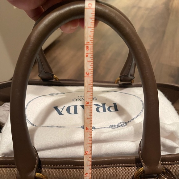 NEW ! PRADA LOGO JACQUARD handbag - Picture 9 of 10